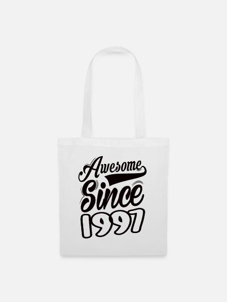 Awesome Since 1997 - Stoffbeutel - Weiß