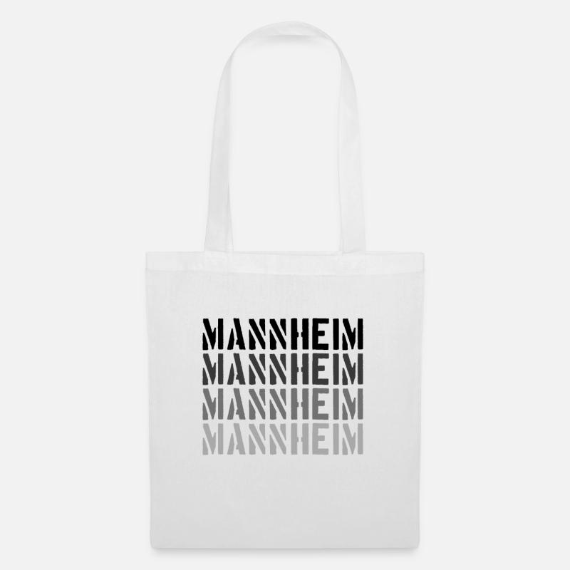 Mannheim - Stoffbeutel - Weiß