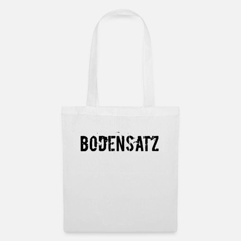 Bodensatz - Stoffbeutel - Weiß