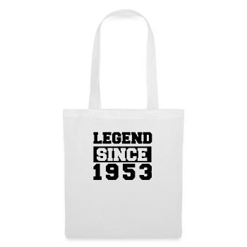 Legende seit 1953 - Cooles Geburtstagsgeschenk - Stoffbeutel - Weiß - Vorne