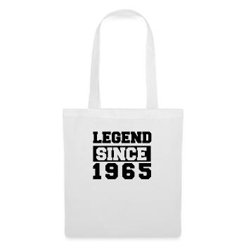 Legende seit 1965 - Cooles Geburtstagsgeschenk - Stoffbeutel - Weiß - Vorne