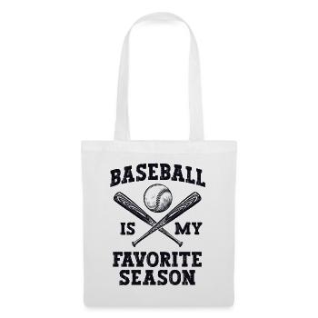 Baseball ist meine Lieblingsjahreszeit, der Vatertag - Stoffbeutel - Weiß - Vorne