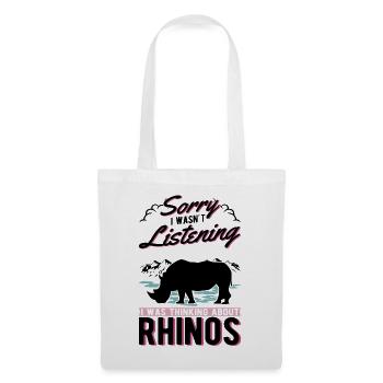 Rhino Gift Rhino Rhinoceros - Tote Bag - white - Front