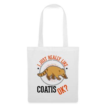 I just like coatis - Tote Bag - white - Front