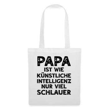 Dad Is Like Artificial Intelligence - Stoffbeutel - Weiß - Vorne