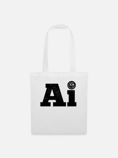 Funny Ai Artificial Intelligence - Stoffbeutel - Weiß