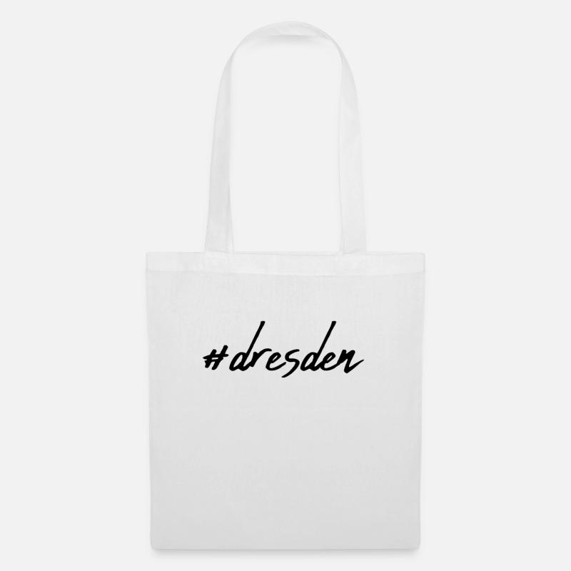 Dresden - Stoffbeutel - Weiß