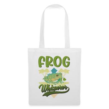 Frog Whisperer Cadeau Rainette - Sac en tissu - blanc - Devant