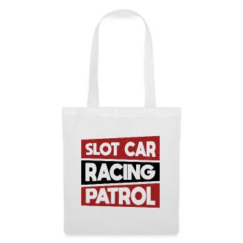 Slot Car Racing Patrol Racing Gift - Stoffbeutel - Weiß - Vorne