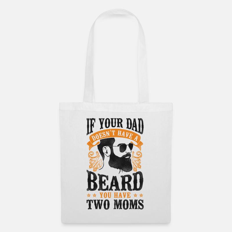 Beard Lover Bearded Man Dad If - Stoffbeutel - Weiß