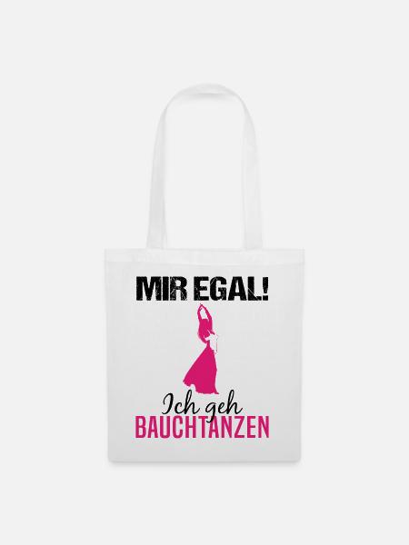Bauchtanzen - Einfach und Direkt - Stoffbeutel - Weiß
