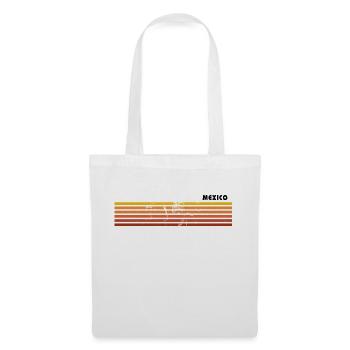 Rétro Mexico Vintage Souvenir de vacances - Sac en tissu - blanc - Devant