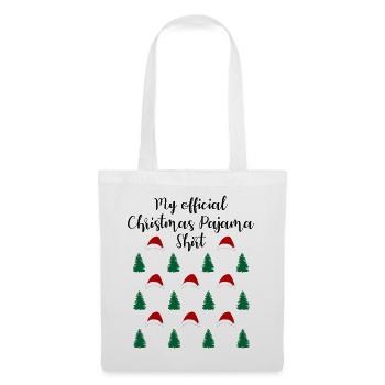 Forest Christmas with Hats Official Sleep Shirt - Tote Bag - white - Front