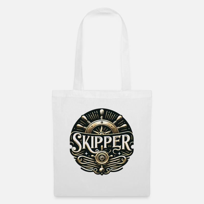 Skipper - Stoffbeutel - Weiß