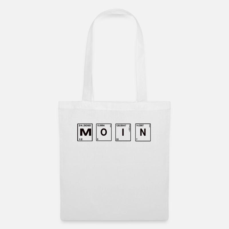 Moin - Stoffbeutel - Weiß