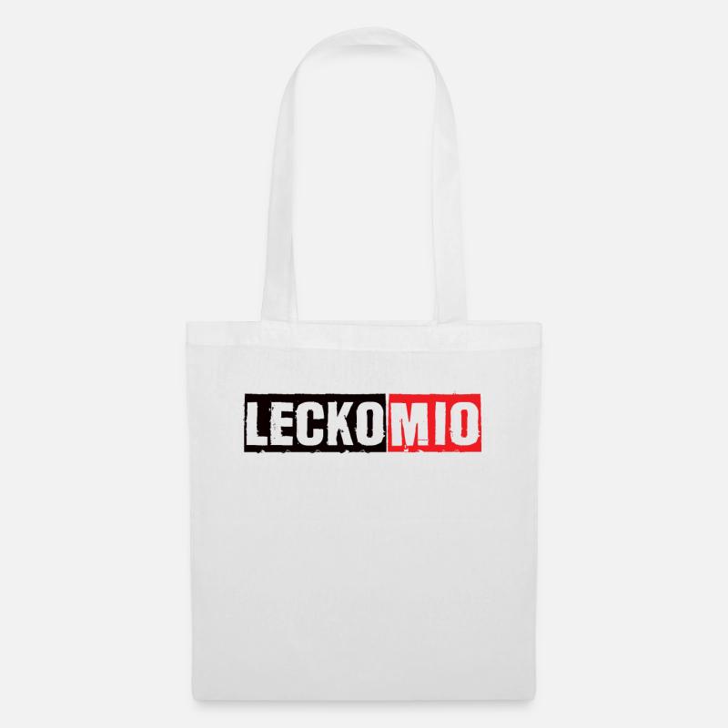 Lecko Mio Saarland Saarländischer Spruch - Stoffbeutel - Weiß