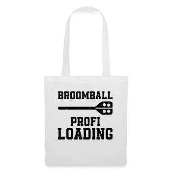 Broomball Pro Loading - Playing Broomball Player - Tote Bag - white - Front