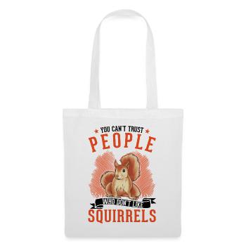 Squirrel Gift Grey Squirrel - Tote Bag - white - Front