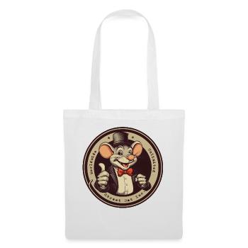 STREET RAT -T-shirt cool rat de rue !! - Sac en tissu - blanc - Devant