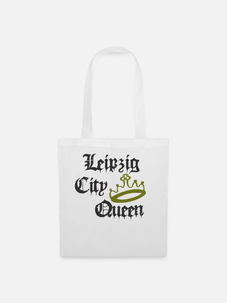 Leipzig City Queen - Stoffbeutel - Weiß