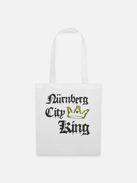 Nürnberg City King - Stoffbeutel - Weiß