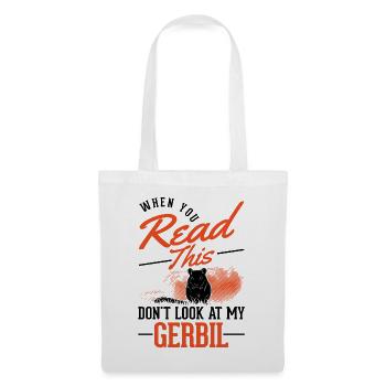 Gerbil Gift Mongolian Gerbil Gerbil - Tote Bag - white - Front