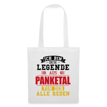 Stadt Panketal Deutschland Legende Spruch - Stoffbeutel - Weiß - Vorne
