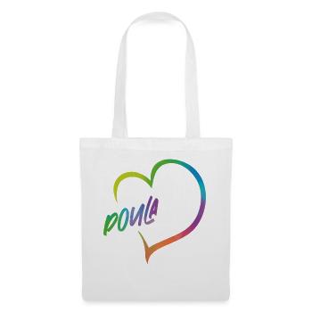 Doula Birth Worker Heart - Stoffbeutel - Weiß - Vorne