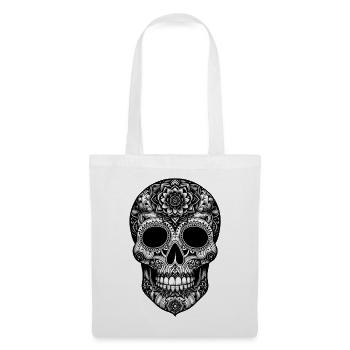 Celestial Swing Skull T Shirt Soie Aérienne - Sac en tissu - blanc - Devant