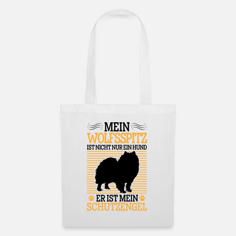 Wolfsspitz Habe einen Deutscher Wolfsspitz - Stoffbeutel - Weiß