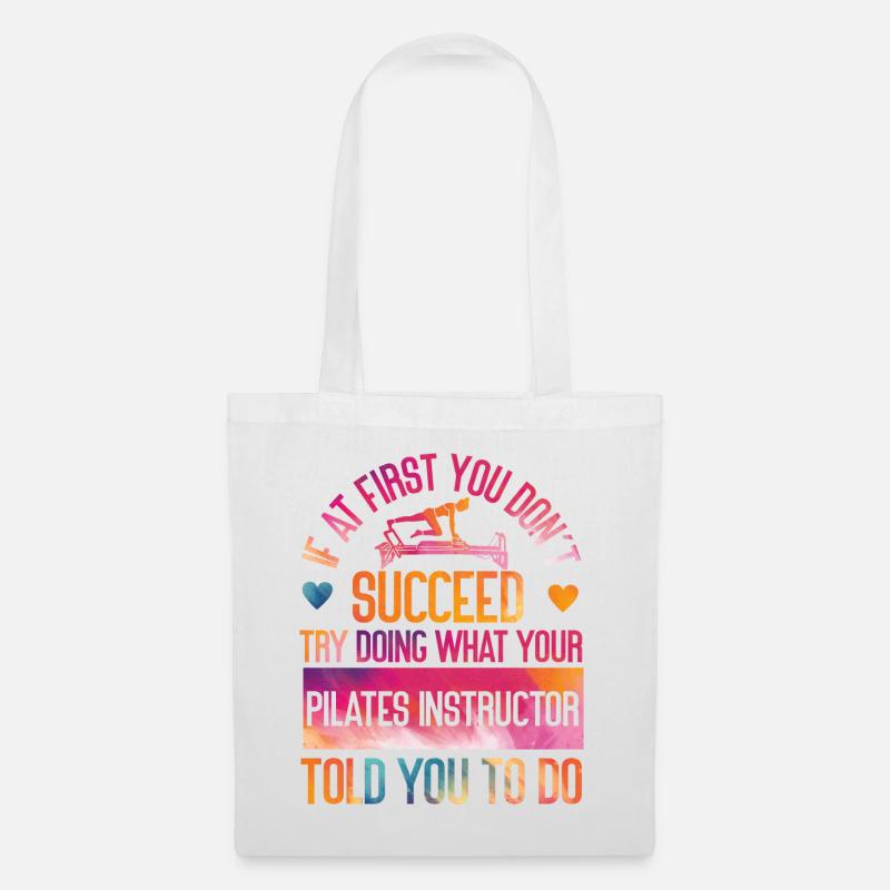 Pilates Instructor Teacher - Tote Bag - white