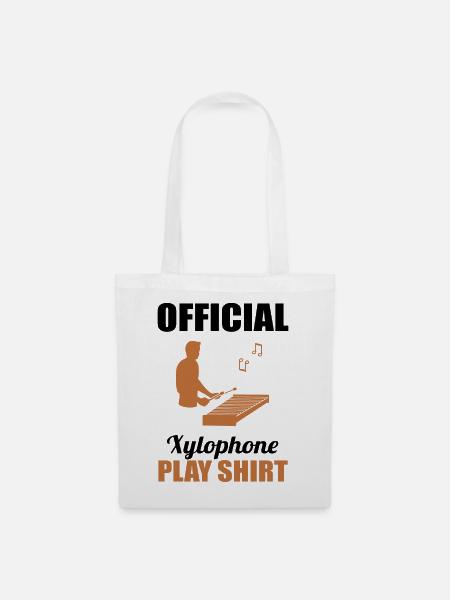 Xylophon Virtuose Offizielles Spielshirt - Stoffbeutel - Weiß