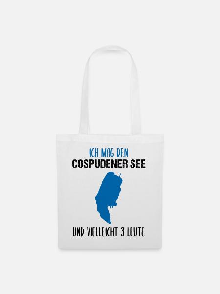 Cospudener See Mein Lieblingsort - Stoffbeutel - Weiß