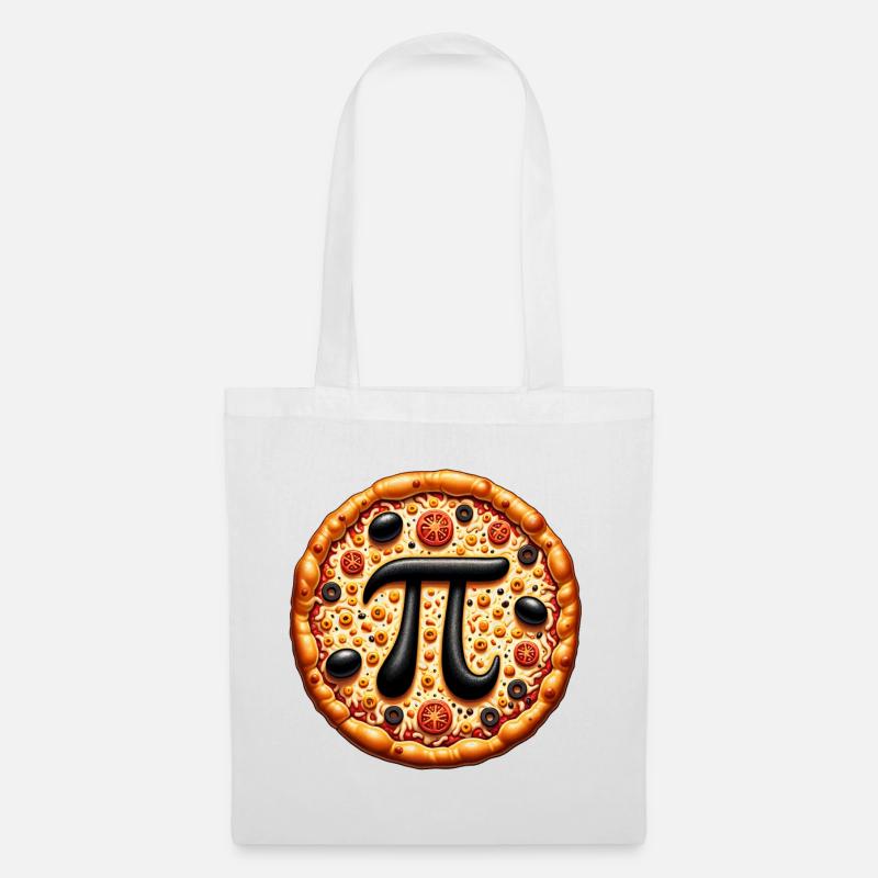 Pizza Pi Day Mathematischer Genuss - Stoffbeutel - Weiß