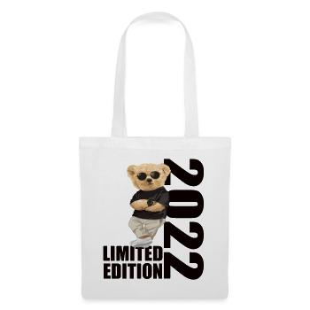 Limited Edition 2022 Bär Bären Geburtstag 2022 - Stoffbeutel - Weiß - Vorne
