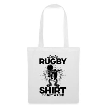 Maillot Lucky Rugby Ne pas laver - Funny Rugby - Sac en tissu - blanc - Devant