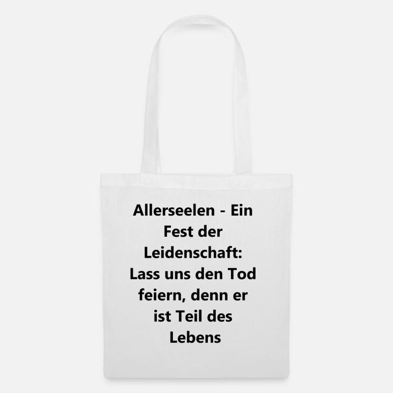 Idée de cadeau commémoratif - Sac en tissu - blanc