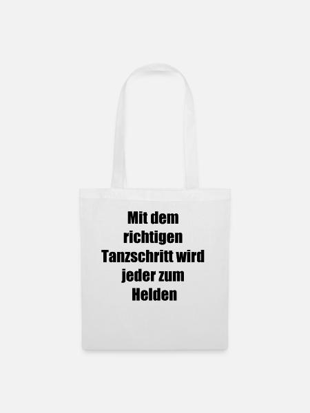 Heldenhafter Tanz Geschenk - Stoffbeutel - Weiß