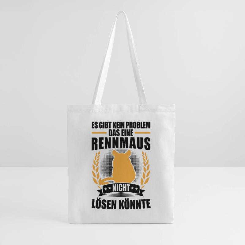 Gerbil solves my problems Rodent Gerbil Tote Bag