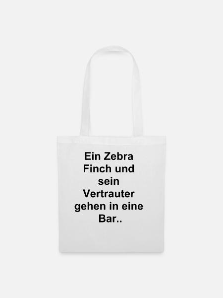 Vertraute Freunde Geschenk - Stoffbeutel - Weiß