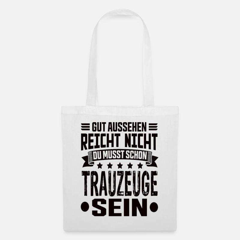 Trauzeuge - Stoffbeutel - Weiß
