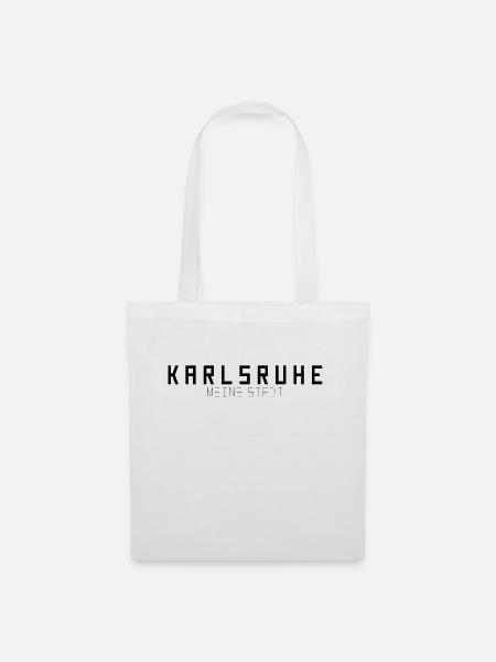 Karlsruhe Meine Stadt - Stoffbeutel - Weiß