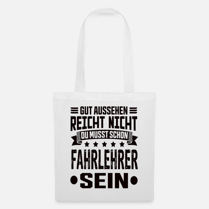 Driving instructor - Tote Bag - white