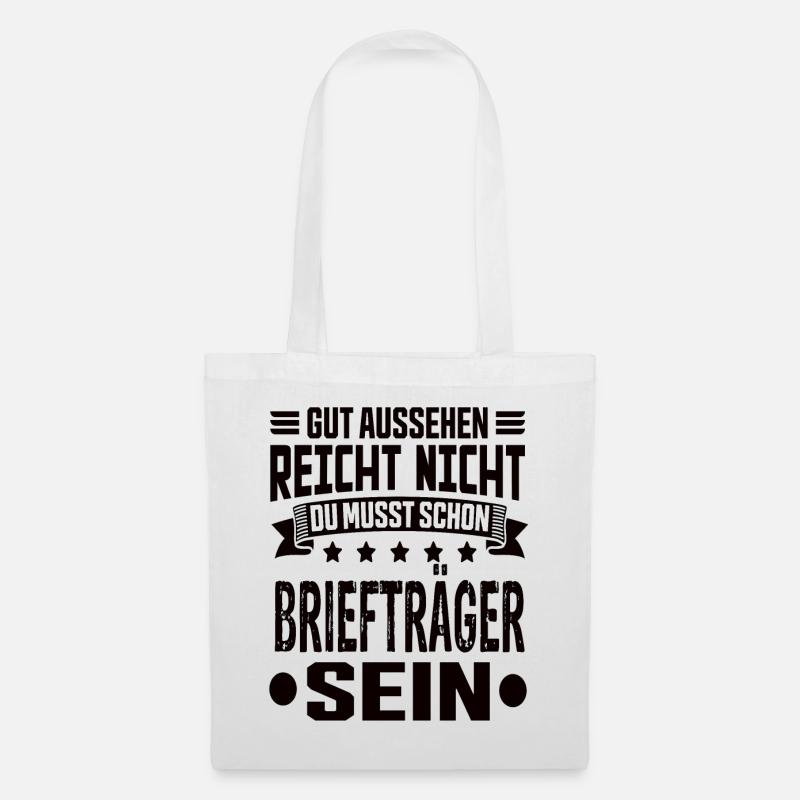 Briefträger - Stoffbeutel - Weiß