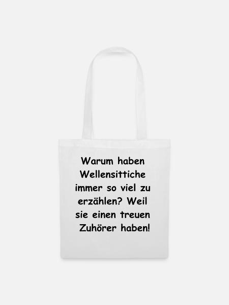 Der perfekte Geschenk-Begleiter - Stoffbeutel - Weiß
