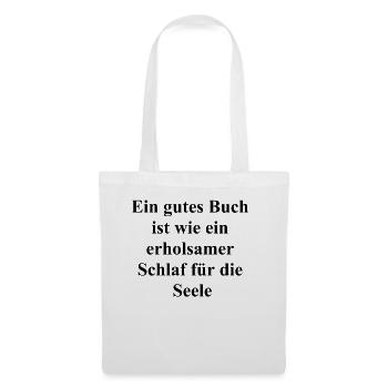 Geschenk für Leseratten - Stoffbeutel - Weiß - Vorne