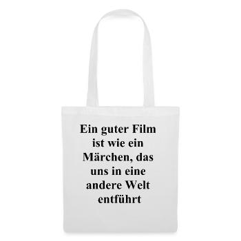 Märchenhafter Filmgenuss Geschenk - Stoffbeutel - Weiß - Vorne