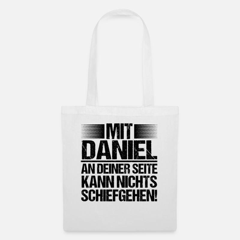 Vorname Daniel - Stoffbeutel - Weiß