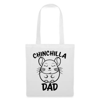 Chinchilla disant papa drôle Chinchilla cadeau - Sac en tissu - blanc - Devant