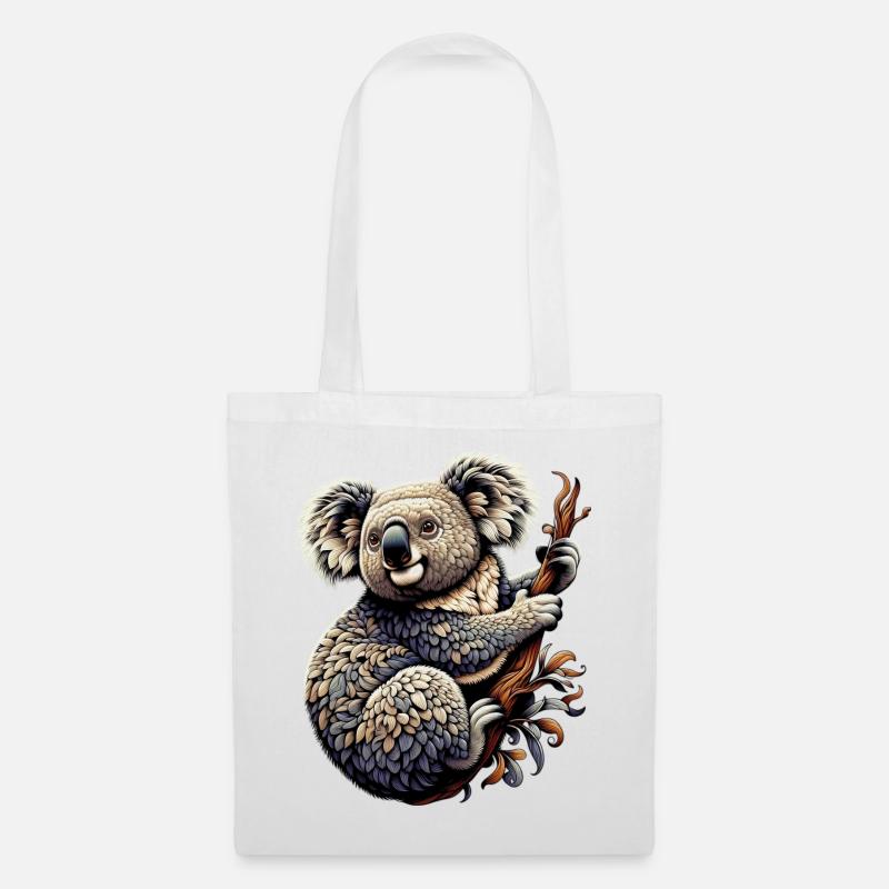 Koala - Stoffbeutel - Weiß